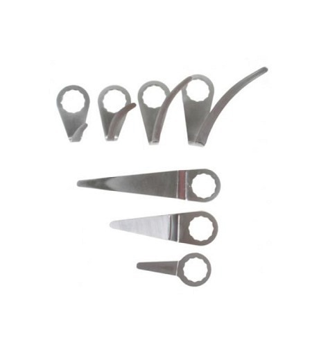 Schneidmesserset für Druckluft-Ausglaser | für Art. 3218 & 9291 | 7-tlg.