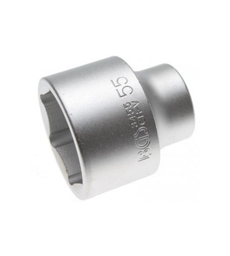 Steckschlüssel-Einsatz Sechskant | Antrieb Innenvierkant 20 mm (3/4") | SW 55 mm