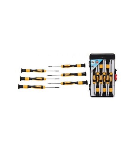 Präzisions-Schraubendreher-Satz | T-Profil (für Torx) | 6-tlg.