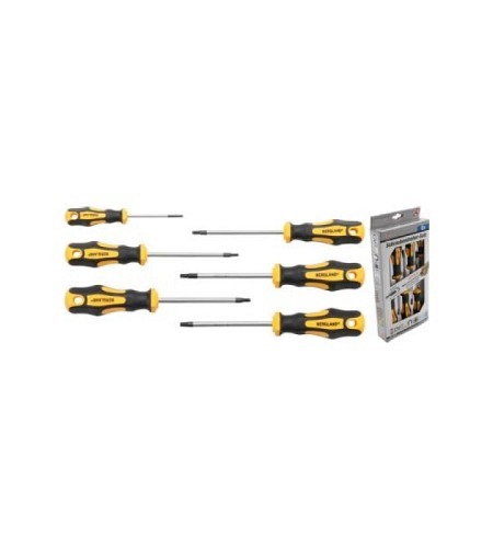 Schraubendreher-Satz | T-Profil (für Torx) T10 - T30 | 6-tlg.