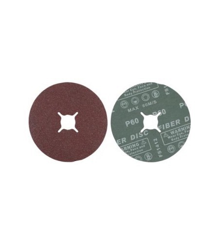 Fiber-Schleifscheiben-Satz | Körnung 60 | Aluminiumoxid | 10-tlg.