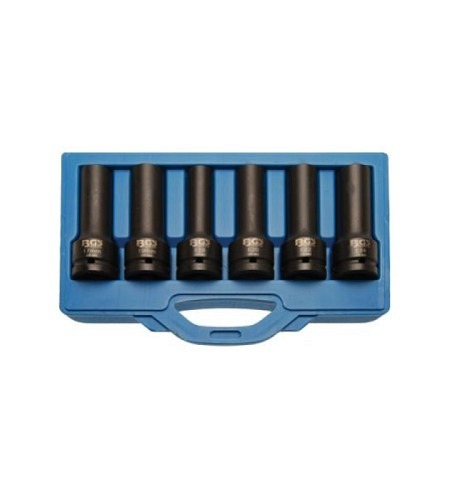 Kraft-Steckschlüssel-Einsatz-Satz E-Profil, Zwölfkant | Antrieb Innenvierkant 20 mm (3/4") | 6-tlg.