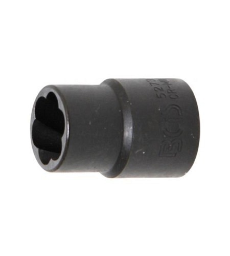 Spezial-Steckschlüssel-Einsatz / Schraubenausdreher | Antrieb Innenvierkant 10 mm (3/8") | SW 13 mm