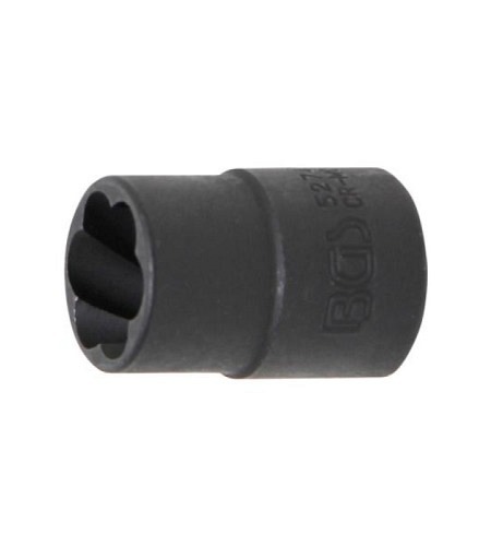 Spezial-Steckschlüssel-Einsatz / Schraubenausdreher | Antrieb Innenvierkant 10 mm (3/8") | SW 14 mm