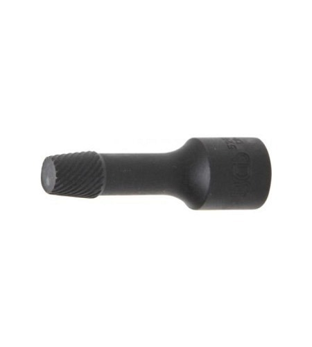 Spezial-Steckschlüssel-Einsatz / Schraubenausdreher | Antrieb Innenvierkant 10 mm (3/8") | SW 10 mm