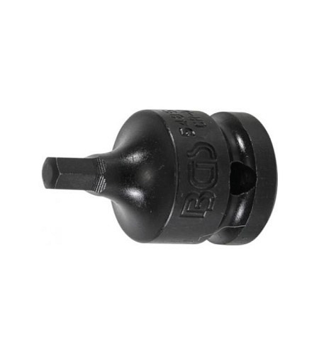 Kraft-Bit-Einsatz | Antrieb Innenvierkant 12,5 mm (1/2") | Innensechskant 6 mm
