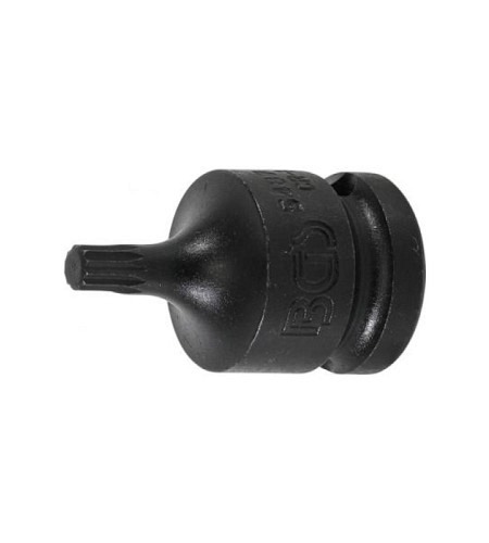 Kraft-Bit-Einsatz | Antrieb Innenvierkant 12,5 mm (1/2") | Innenvielzahn (für XZN) M6