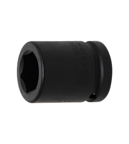 Kraft-Steckschlüssel-Einsatz Sechskant | Antrieb Innenvierkant 20 mm (3/4") | SW 24 mm