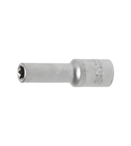 Steckschlüssel-Einsatz E-Profil, tief | Antrieb Innenvierkant 12,5 mm (1/2") | SW E12