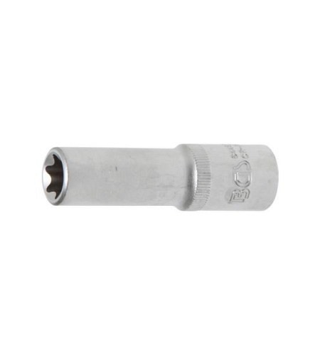 Steckschlüssel-Einsatz E-Profil, tief | Antrieb Innenvierkant 12,5 mm (1/2") | SW E16