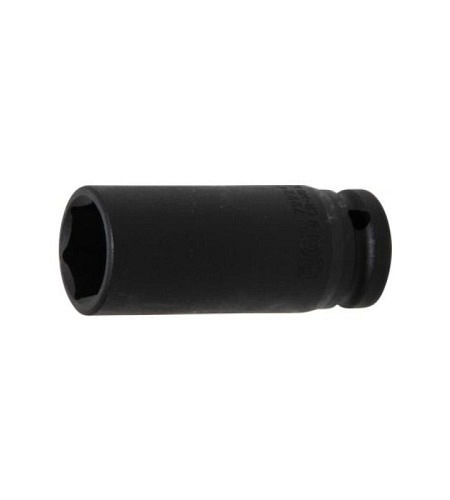 Kraft-Steckschlüssel-Einsatz Sechskant, tief | Antrieb Innenvierkant 12,5 mm (1/2") | SW 22 mm