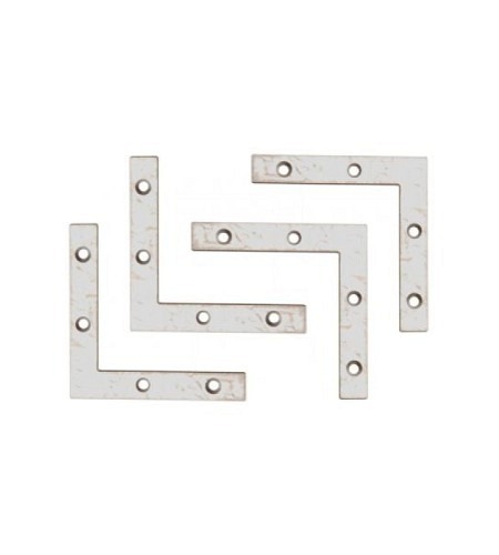 L-Winkel | 75 x 75 x 12 mm | 4-tlg.