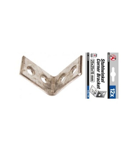 Stuhlwinkel | 25 x 25 x 15 mm | 12-tlg.