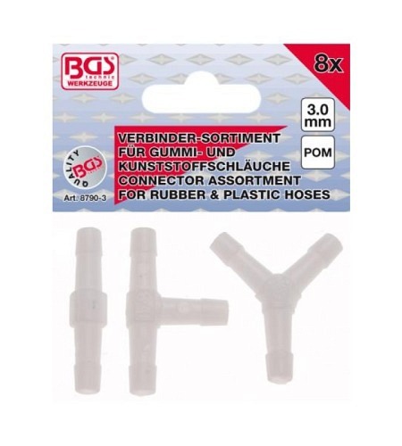 Schlauchverbinder-Sortiment | 3 mm