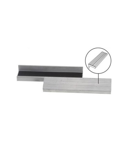 Schraubstock-Schutzbacken | Aluminium | Breite 125 mm | 2-tlg.