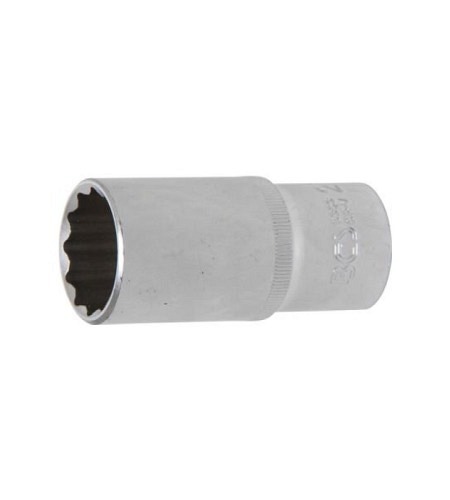Steckschlüssel-Einsatz Zwölfkant, tief | Antrieb Innenvierkant 12,5 mm (1/2") | SW 27 mm