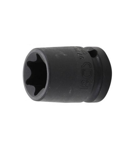 Kraft-Steckschlüssel-Einsatz E-Profil | Antrieb Innenvierkant 12,5 mm (1/2") | SW E24