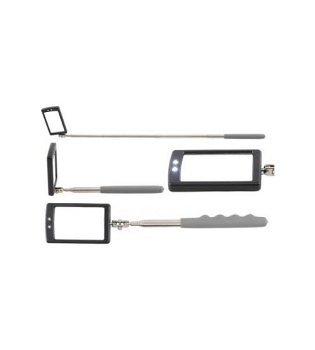 LED-Teleskop-Inspektionsspiegel | 290 - 876 mm